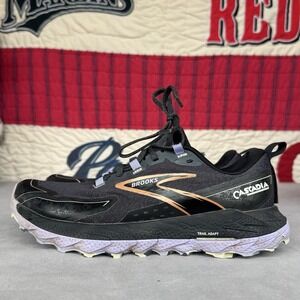 Size 8 - Brooks Cascadia 18 Womens Trail Running Shoes Ebony